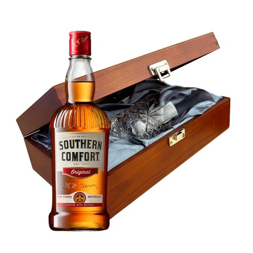 Southern Comfort In Luxury Box With Royal Scot Glass